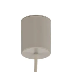Lámpara colgante Lume L, color gris-beige, metal, Ø 40 cm, GX53