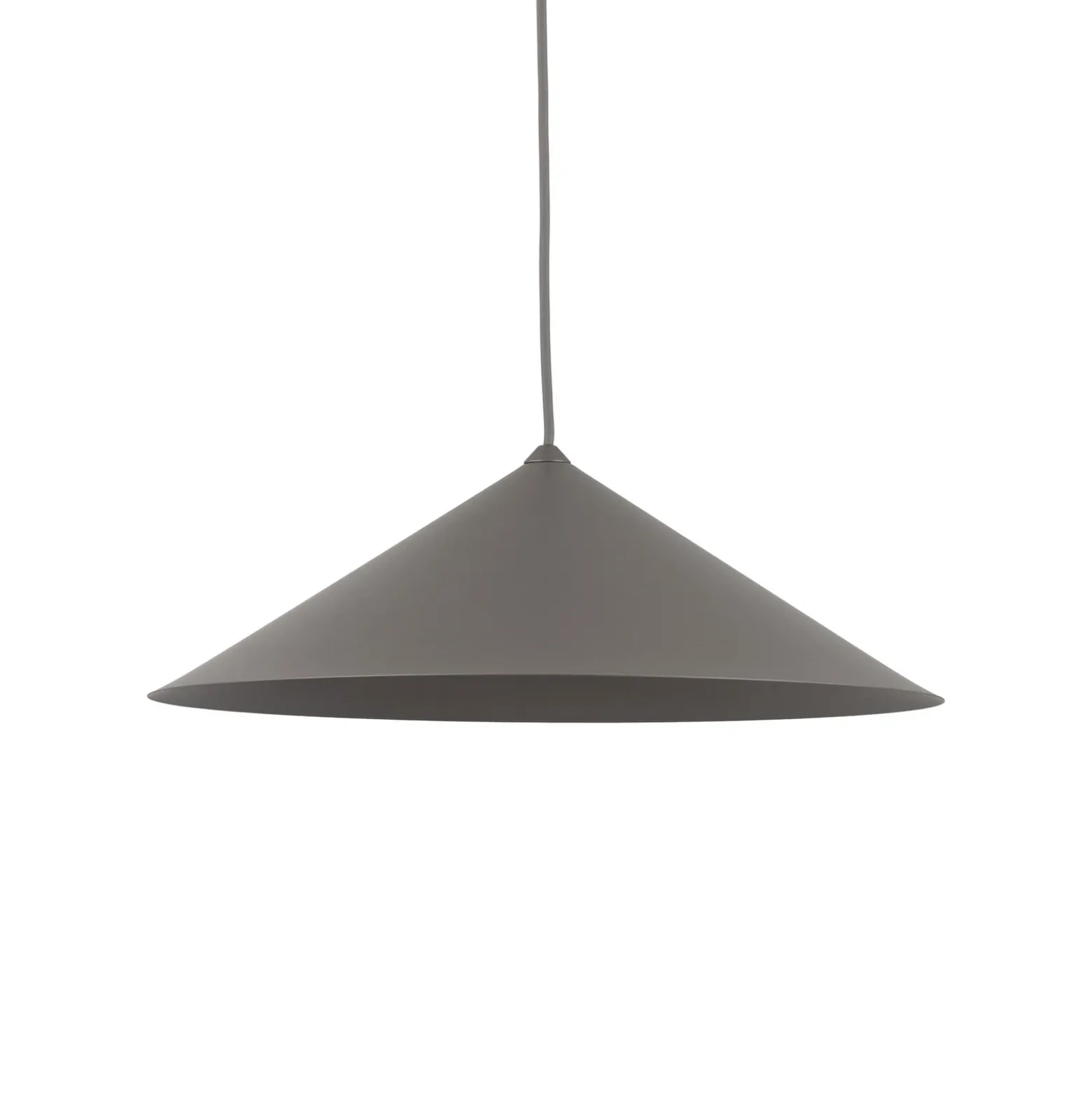 Lámpara colgante Lume L, marrón, metal, Ø 40 cm, GX53