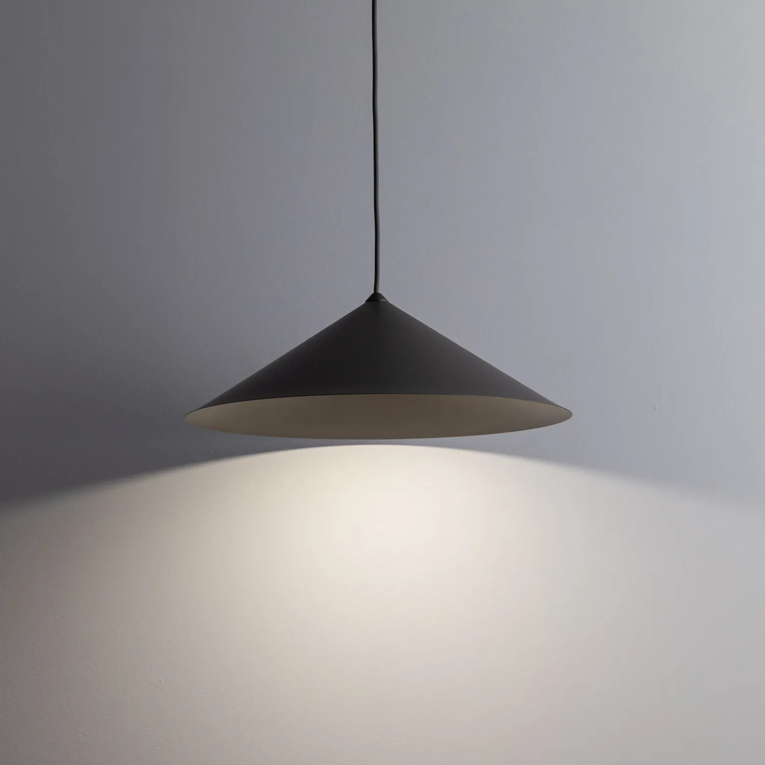 Lámpara colgante Lume L, marrón, metal, Ø 40 cm, GX53
