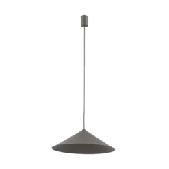 Lámpara colgante Lume L, marrón, metal, Ø 40 cm, GX53
