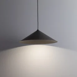 Lámpara colgante Lume L, marrón, metal, Ø 40 cm, GX53