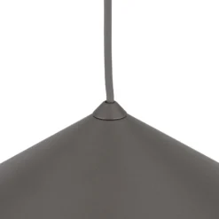 Lámpara colgante Lume L, marrón, metal, Ø 40 cm, GX53