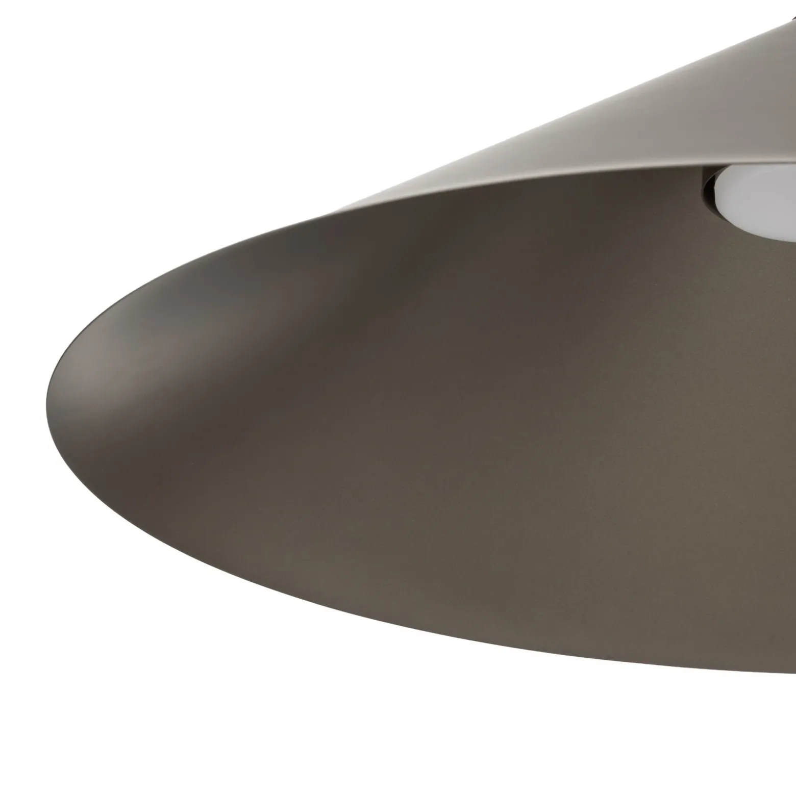 Lámpara colgante Lume XL, marrón, metal, Ø 49 cm, GX53