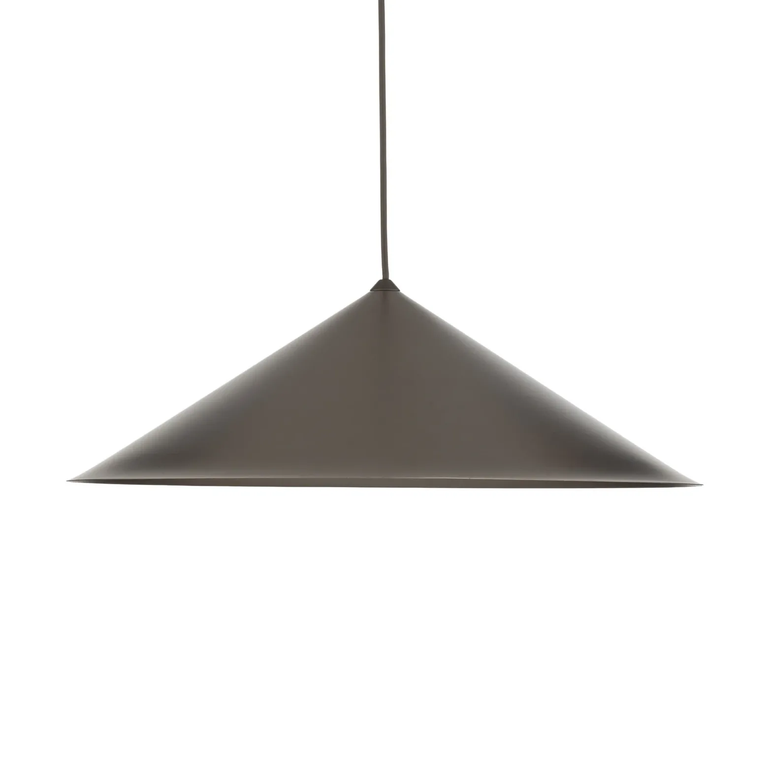 Lámpara colgante Lume XL, marrón, metal, Ø 49 cm, GX53