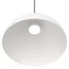 Lámpara colgante Lunaro, blanca, Ø 40 cm, metal