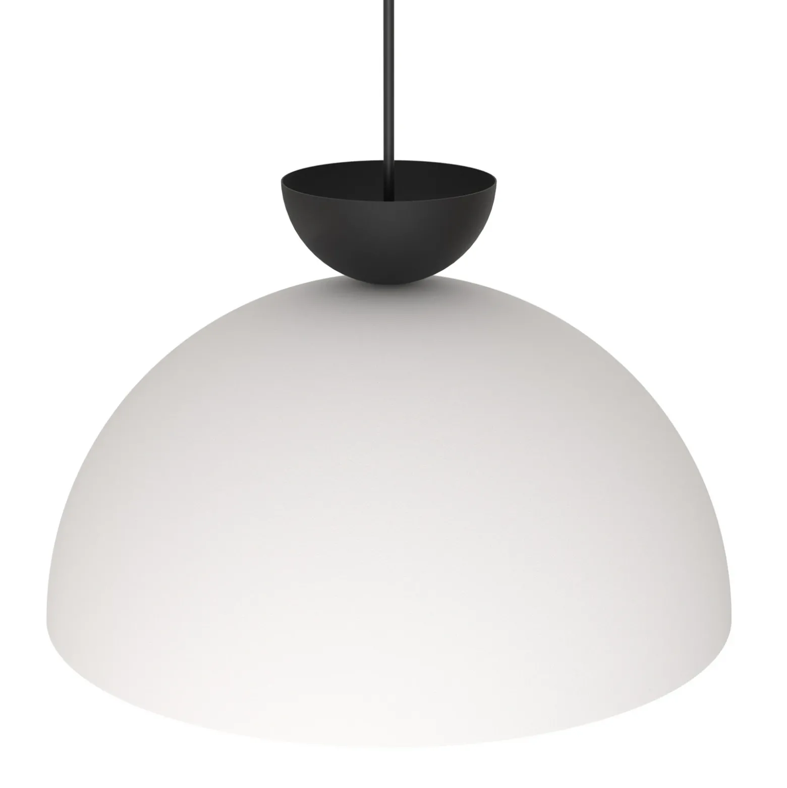 Lámpara colgante Lunaro, blanca, Ø 40 cm, metal