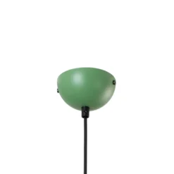 Lámpara colgante Lunaro, verde, Ø 40 cm, metal