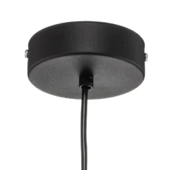 Lámpara colgante Madison 1 luz negro