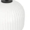Lámpara colgante Mantunalle, longitud 120 cm, negro/blanco, 3 luces.