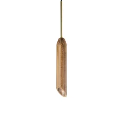 Lámpara colgante Marble Art, color dorado, mármol, altura 30 cm