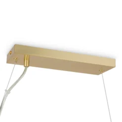 Lámpara colgante Maytoni Dallas, 25 luces, larga, dorada