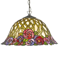 Lámpara colgante Melika estilo Tiffany, 1 luz