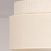Lámpara colgante Milano, crudo/beige, Ø 45 cm, tejido, E27