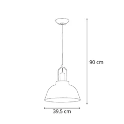 Lámpara colgante Mirave, negra / dorada, Ø 39,5 cm, metal