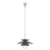 Lámpara colgante Nadija de Lindby, gris, 43 cm, regulable en altura, E27