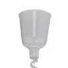 Lámpara colgante Nadija de Lindby, blanca, 43 cm, regulable en altura, E27