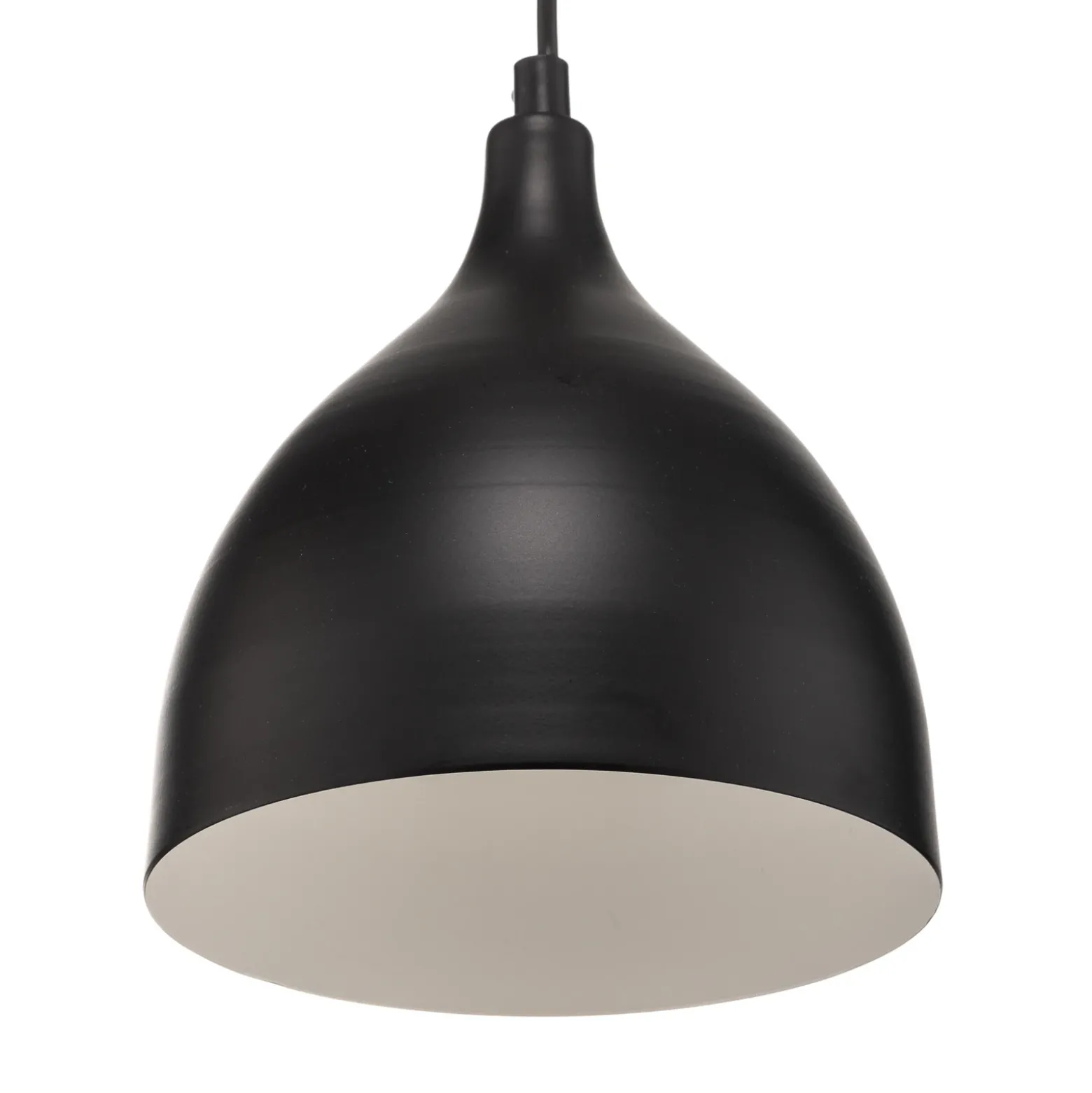 Lámpara colgante Nanu de metal negro 1 luz