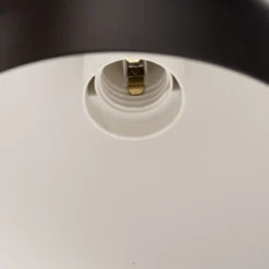 Lámpara colgante Nanu de metal negro 1 luz