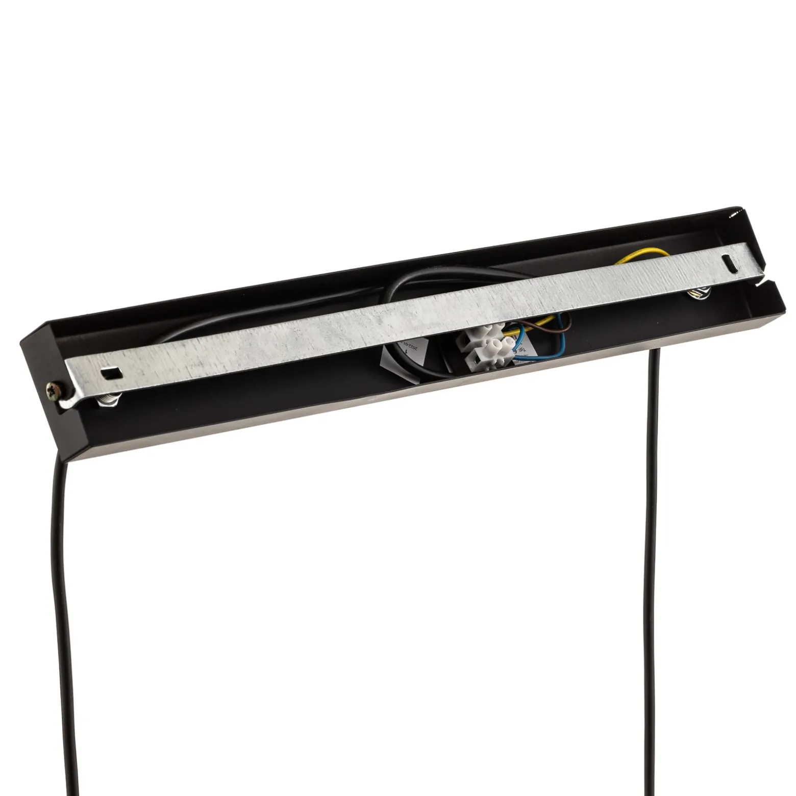Lámpara colgante Nanu de metal negro con 2 luces