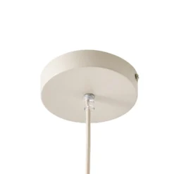 Lámpara colgante Nola Whitt, blanca, de papel, Ø 39 cm, E27