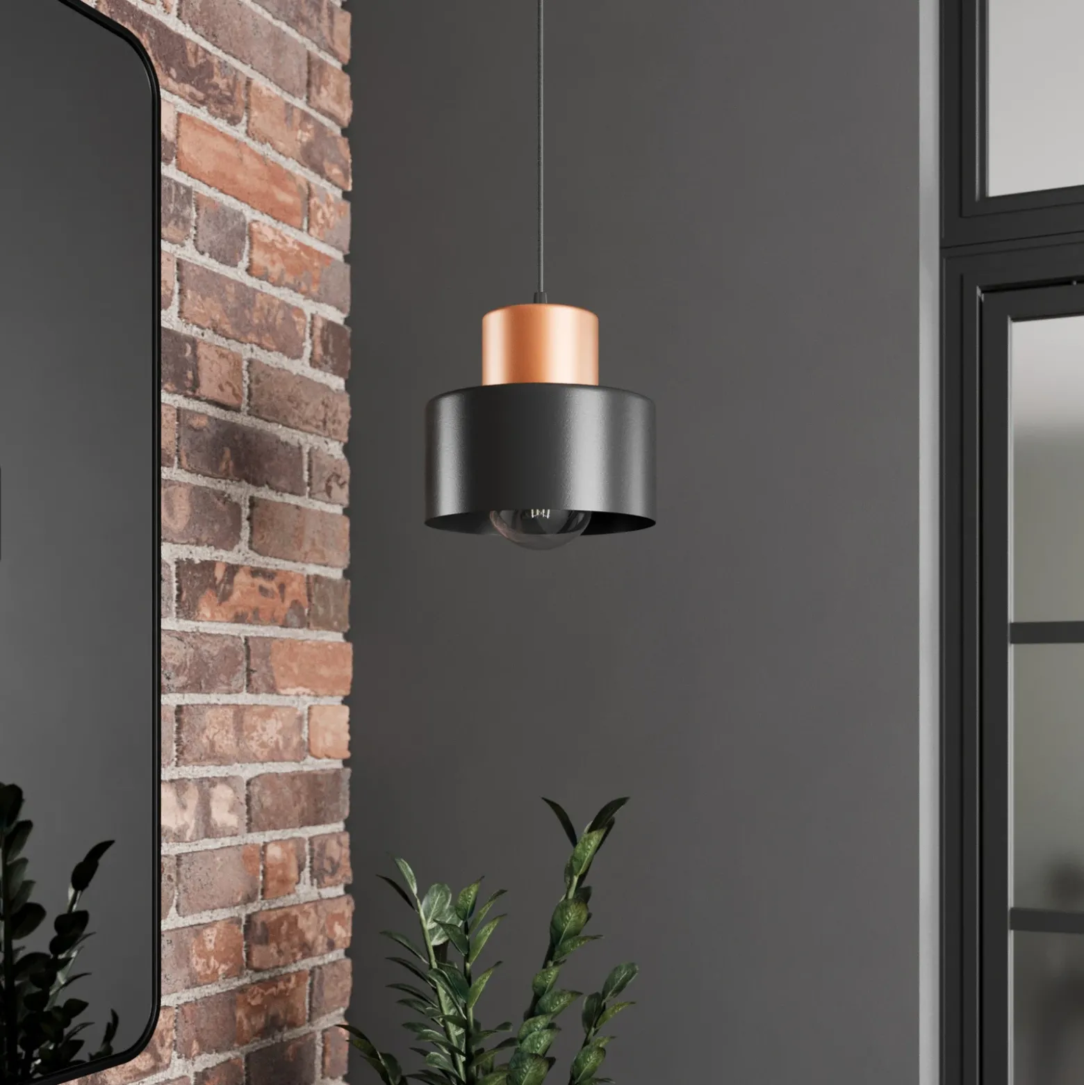 Lámpara colgante Olla, 1 luz