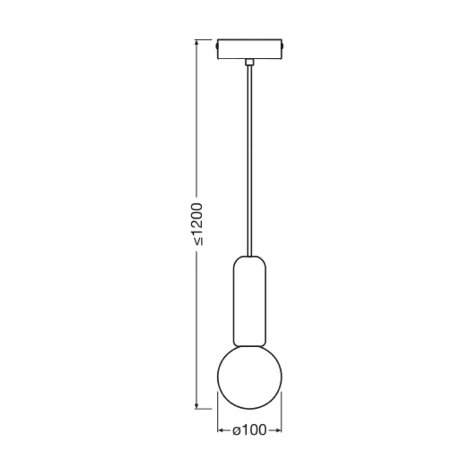Lámpara colgante OSRAM Decor Concrete Mic, amarilla, hormigón, G9