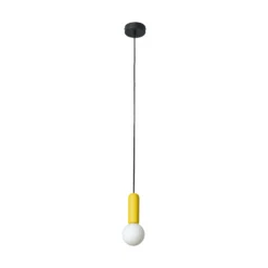 Lámpara colgante OSRAM Decor Concrete Mic, amarilla, hormigón, G9