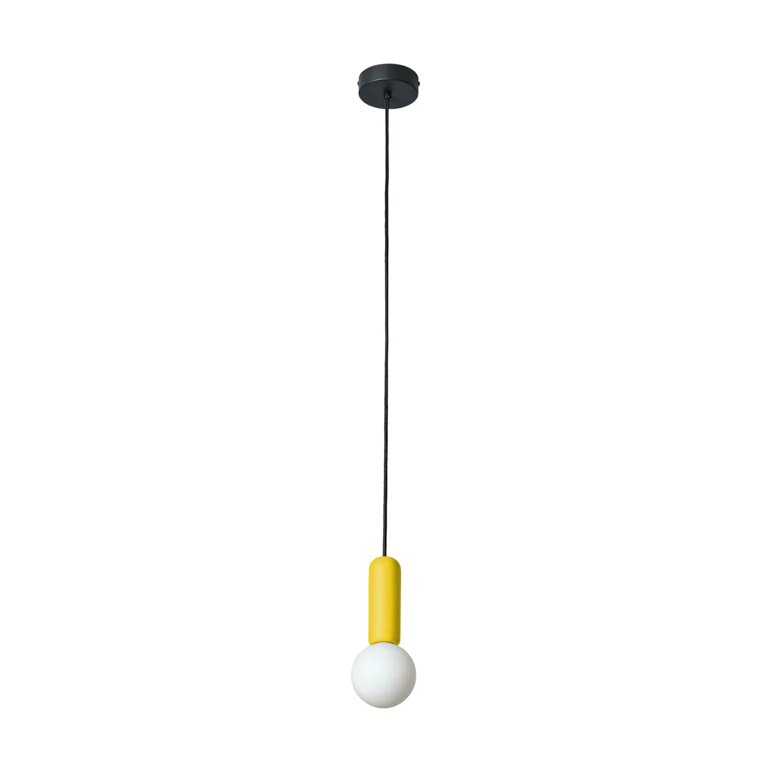 Lámpara colgante OSRAM Decor Concrete Mic, amarilla, hormigón, G9