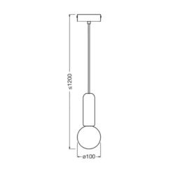 Lámpara colgante OSRAM Decor Concrete Mic, verde, hormigón, G9