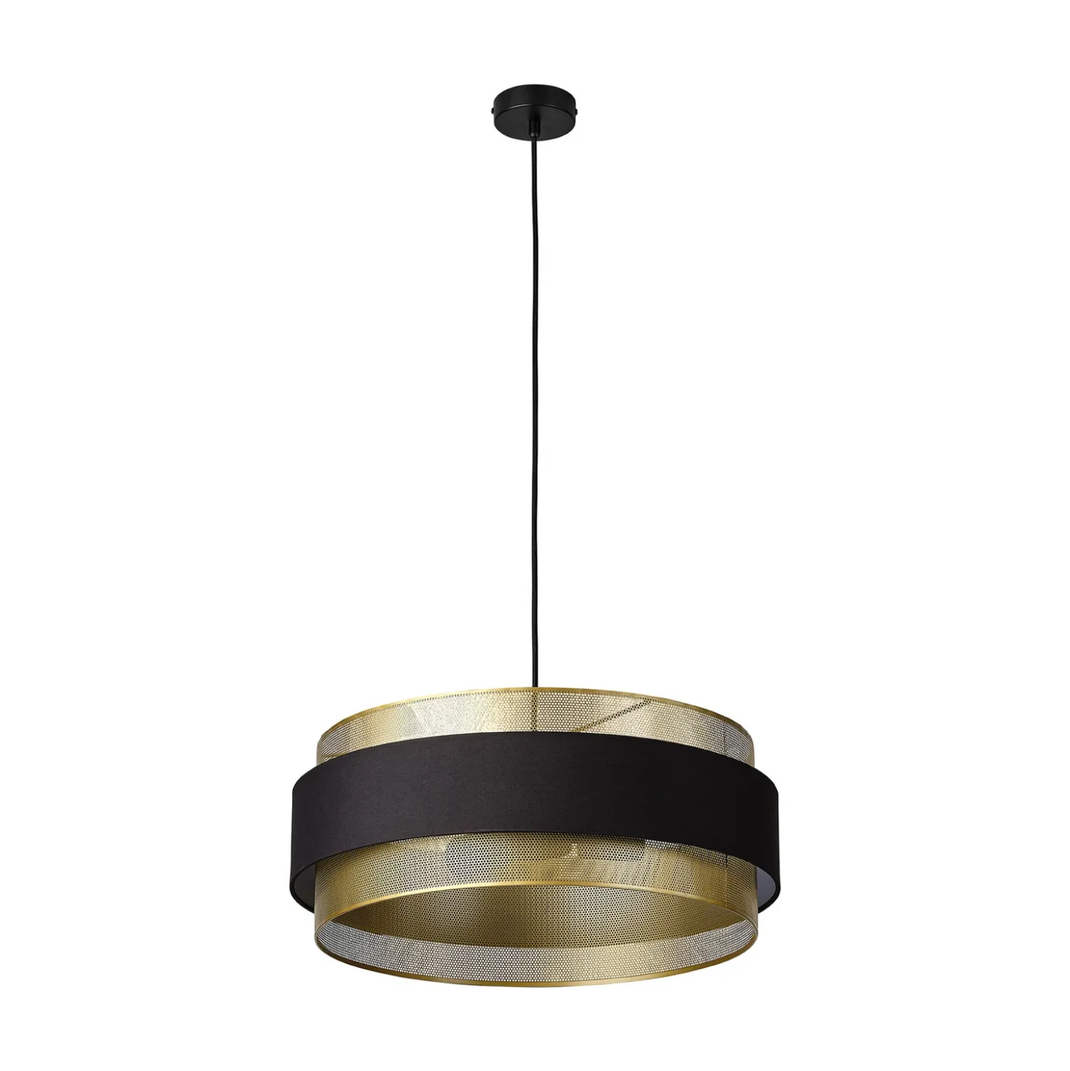 Lámpara colgante OSRAM Decor Hornet, negro/dorado, E27