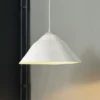 Lámpara colgante OSRAM Decor Lotus Leaf, 1 luz, blanca, papel, E27