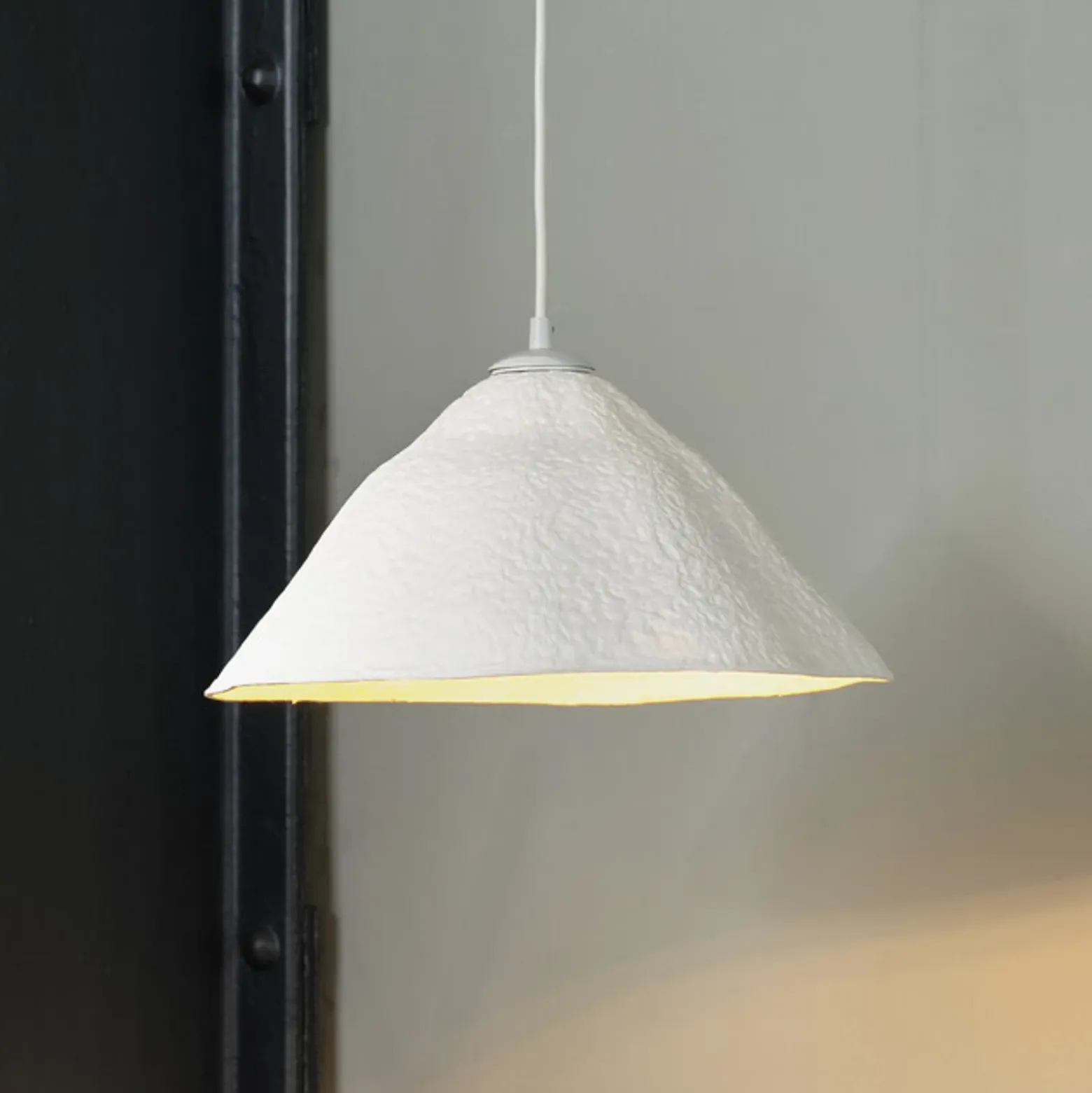 Lámpara colgante OSRAM Decor Lotus Leaf, 1 luz, blanca, papel, E27