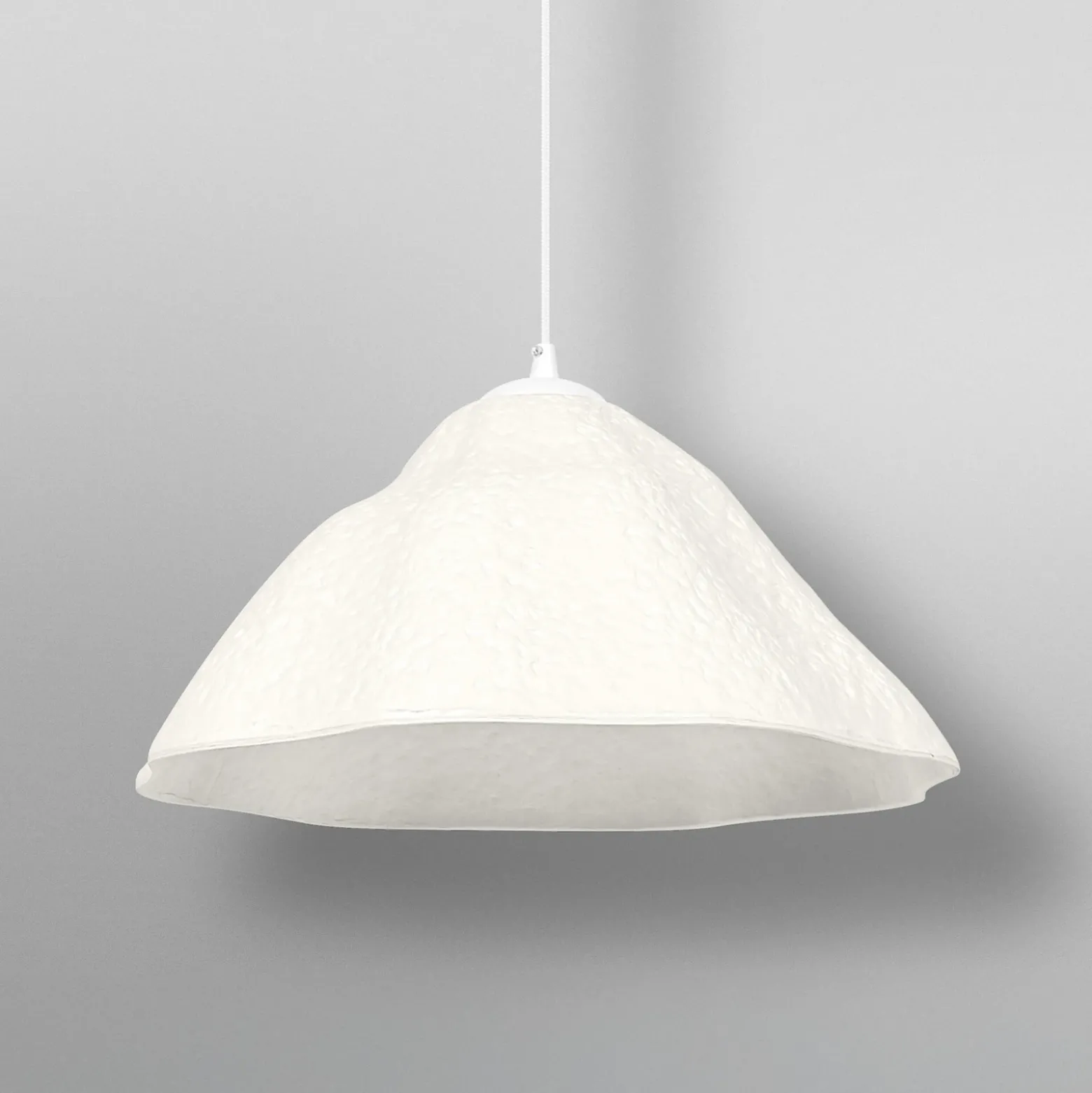 Lámpara colgante OSRAM Decor Lotus Leaf, 1 luz, blanca, papel, E27