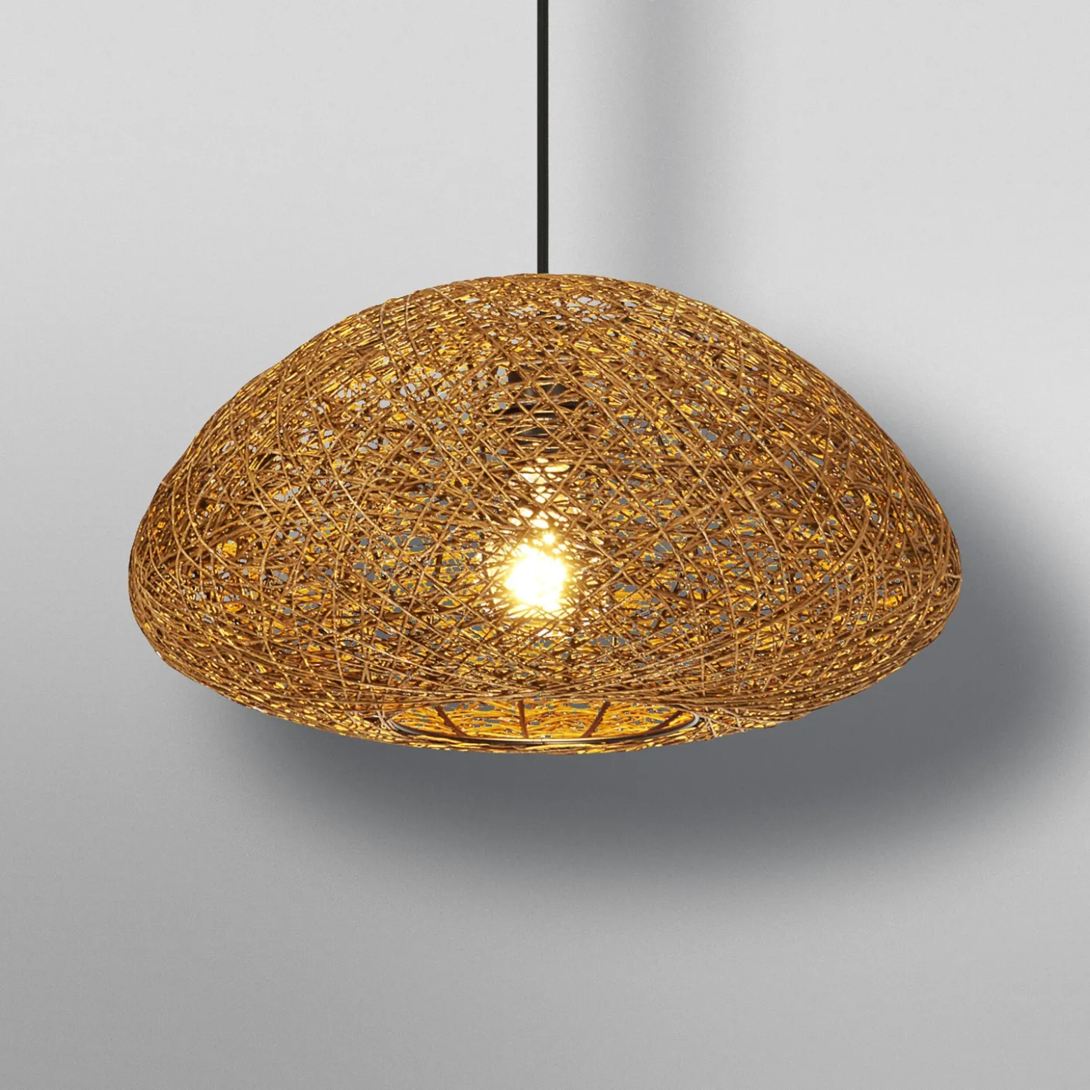 Lámpara colgante OSRAM Decor Paper Drop, 1 luz, beige, E27