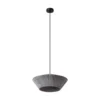 Lámpara colgante OSRAM Decor Stripes Ø 40,5 cm, gris, textil, E27