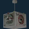 Lámpara colgante para habitación infantil PIRATES de Dalber, blanco/gris