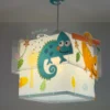 Lámpara colgante para habitación infantil HAPPY JUNGLE de Dalber, multicolor