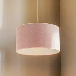 Lámpara colgante Pastel Roller rosa