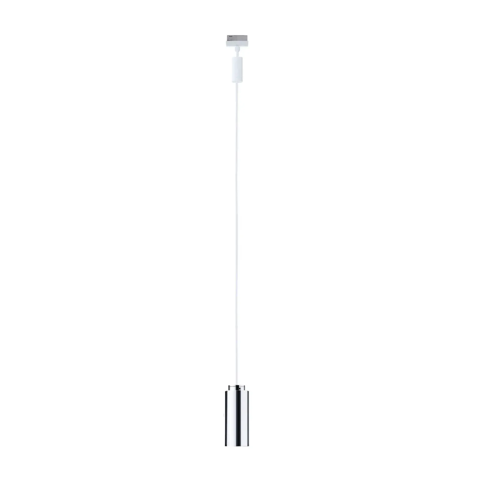Lámpara colgante Paulmann URail 2Easy, blanco señal, metal, E27