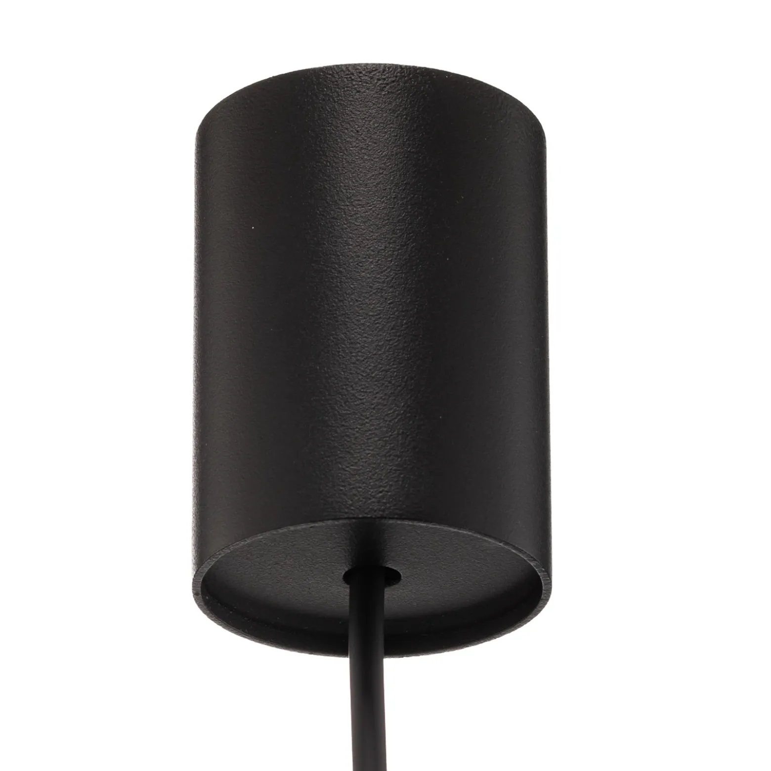 Lámpara colgante Pear S con pantalla de cristal, negro