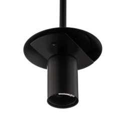 Lámpara colgante Pear S con pantalla de cristal, negro