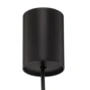 Lámpara colgante Pear S con pantalla de cristal, negro
