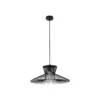 Lámpara colgante Pheonix Flair negra, metal, Ø 50 cm