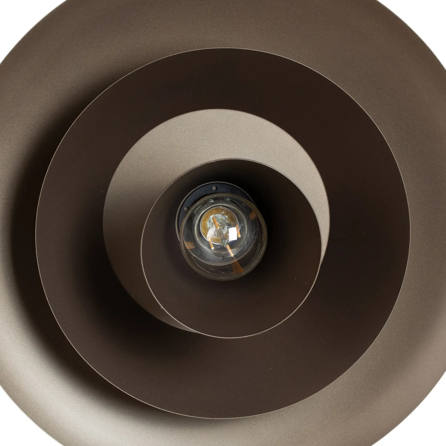 Lámpara colgante Plato, color titanio, metal, Ø 38 cm, E27