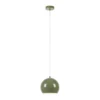 Lámpara colgante Pop, Ø 20 cm, verde, metal