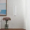 Lámpara colgante PRIOS Neliyah, redonda, blanca, 1 luz, GU10