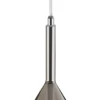 Lámpara colgante púrpura, gris humo, 1 luz, cristal
