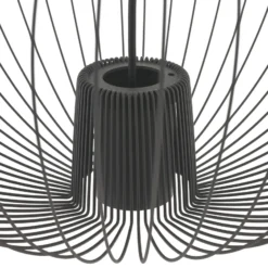 Lámpara colgante Pumpkin L, gris oscuro, Ø 70 cm, metal, GU10
