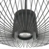 Lámpara colgante Pumpkin L, gris oscuro, Ø 70 cm, metal, GU10