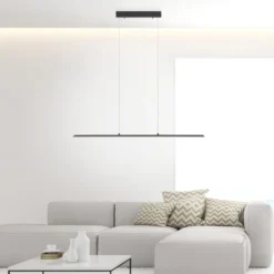 Lámpara colgante PURE LED Lite, antracita, 100 cm, CCT, atenuable